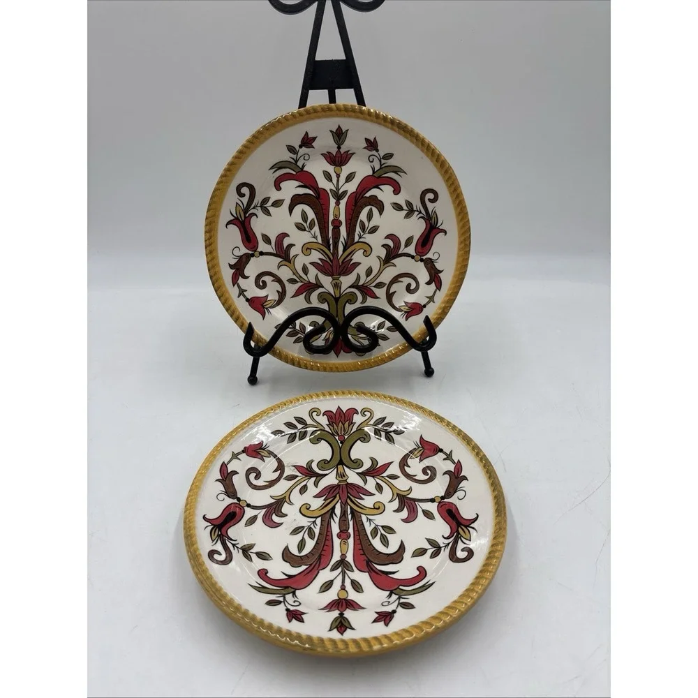 Set Of 2 Pier 1 Oralia Salad Plates 8 5/8